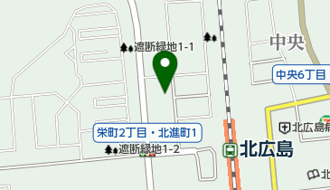北広島市消防署の地図画像