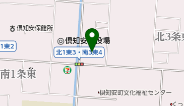 倶知安消防署の地図画像