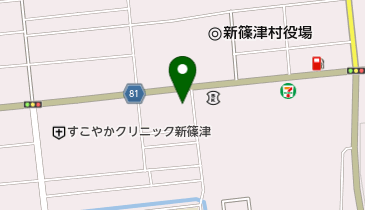 新篠消防署の地図画像