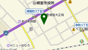 根室市消防署の地図画像