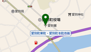 大雪消防組合愛別消防署の地図画像