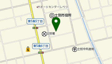 士別地方消防事務組合消防署の地図画像