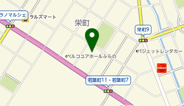 富良野広域連合富良野消防署の地図画像