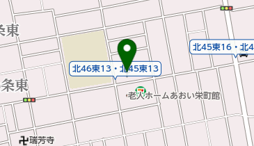 札幌市東消防署栄出張所の地図画像