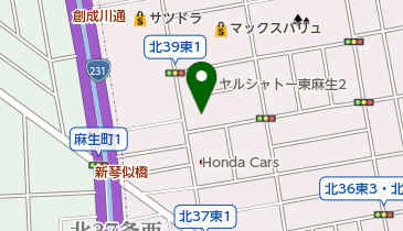 札幌市東消防署北栄出張所の地図画像