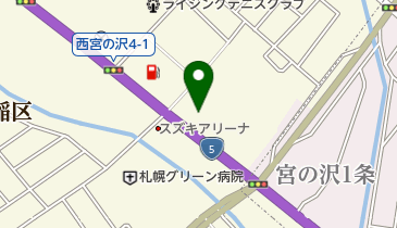 手稲消防署西宮の沢出張所の地図画像