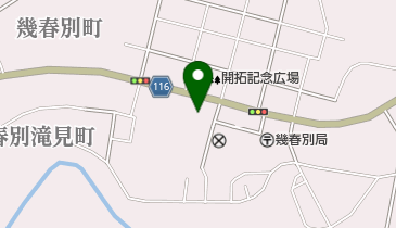 三笠市消防団幾春別分団の地図画像