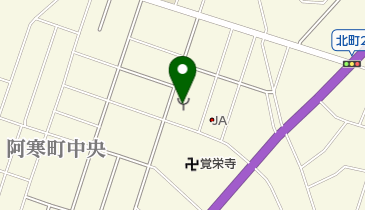 西消防署阿寒支署の地図画像