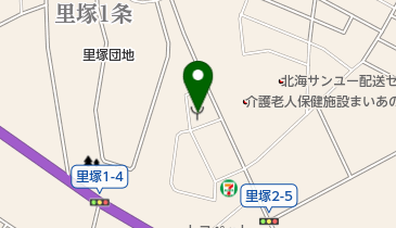 清田消防署里塚出張所の地図画像