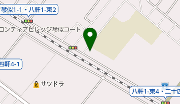 札幌市西消防署八軒出張所の地図画像