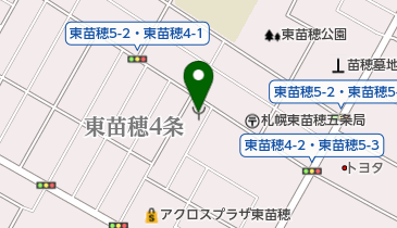札幌市東消防署札苗出張所の地図画像