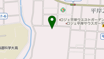 豊平消防署平岸出張所の地図画像