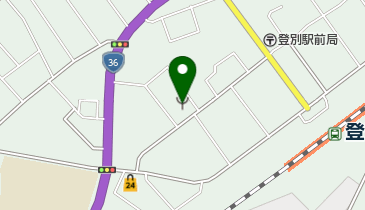 登別市消防署登別支署の地図画像