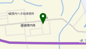 北留萌消防組合消防署雄信内分遣所の地図画像