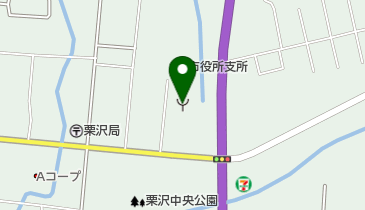 岩見沢消防署栗沢支署の地図画像