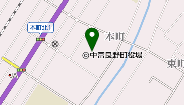 上富良野消防署中富良野支署の地図画像