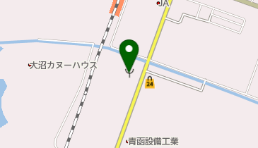 七飯消防署大沼分遣所の地図画像