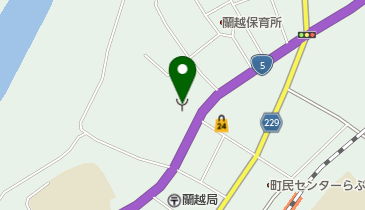 羊蹄山ろく消防組合蘭越支署の地図画像