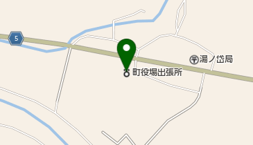 上ノ国消防署湯ノ岱分遣所の地図画像