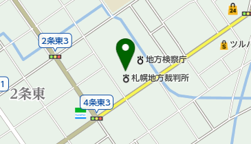 岩見沢簡易裁判所の地図画像