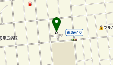 帯広簡易裁判所の地図画像