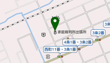 深川簡易裁判所の地図画像