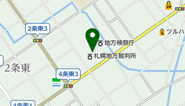 札幌家庭裁判所岩見沢支部の地図画像