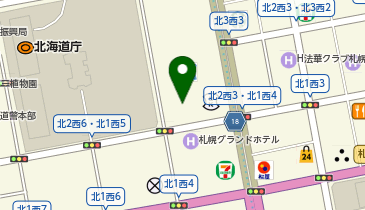 ゆうちょ銀行札幌支店の地図画像