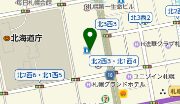 かんぽ生命保険札幌支店の地図画像