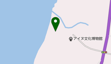 沙流川歴史館の地図画像