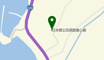 神恵内村日本郷土玩具館童心館の地図画像