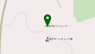 黒松内町ブナセンターの地図画像