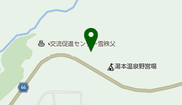 蘭越町大湯沼自然展示館の地図画像