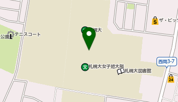 札幌大学歴史文化財展示室の地図画像