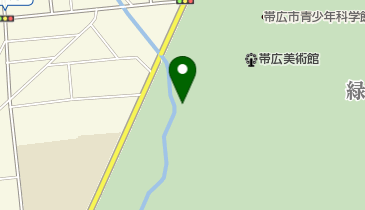 帯広市野草園の地図画像