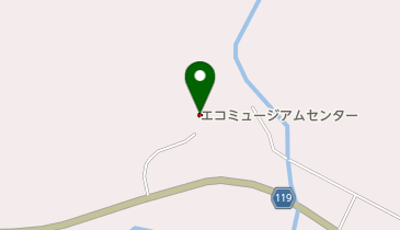 中川町エコミュージアムセンターの地図画像
