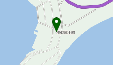 様似郷土館の地図画像