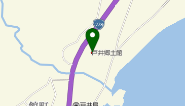 函館市戸井郷土館の地図画像