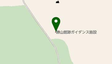 勝山館跡ガイダンス施設の地図画像