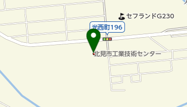 北見市工業技術センターの地図画像