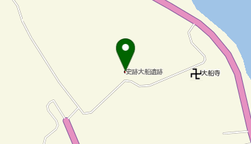 史跡大船遺跡の地図画像