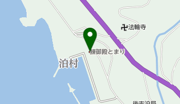 鰊御殿とまりの地図画像