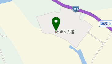 とまりん館の地図画像