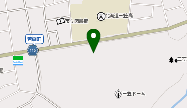 三笠市文化芸術振興促進施設cielの地図画像