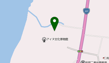 二風谷コタンの地図画像