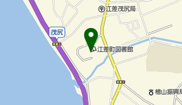 江差町図書館の地図画像