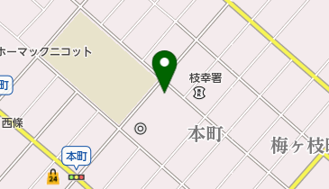 枝幸町立図書館の地図画像