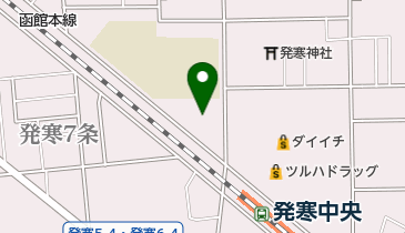 札幌市はっさむ地区センター図書室の地図画像