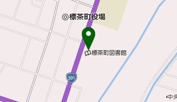 標茶町図書館の地図画像
