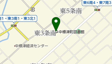 中標津町図書館の地図画像